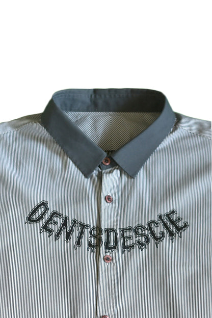 Dents de Scie® "Monster Fangs" chemise à rayures - Dents de Scie®