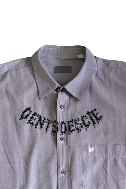 Dents de Scie® "Monster Fangs" chemise grise - Dents de Scie®
